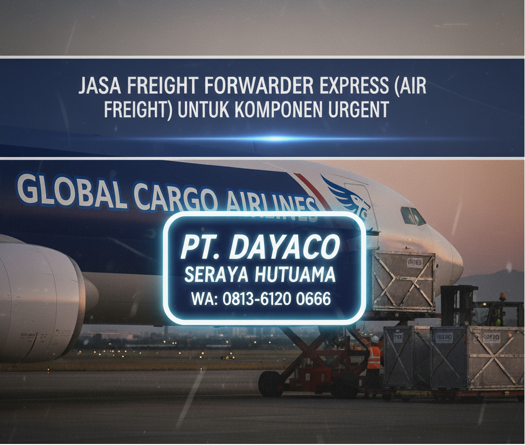 Jasa Freight Forwarder Express (Air Freight) untuk Komponen Urgent