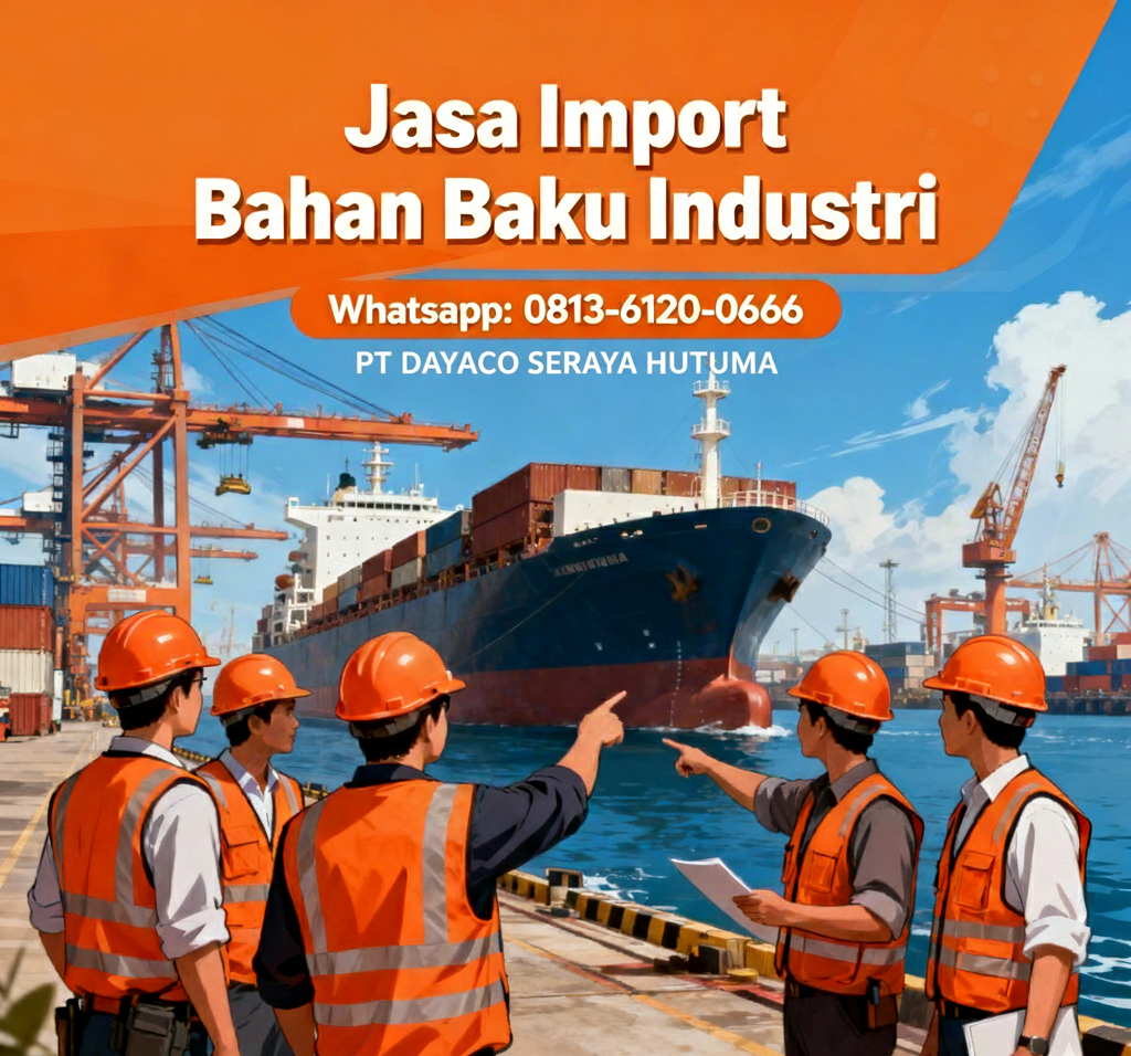 Jasa Import Bahan Baku Industri (Plastik, Resin)