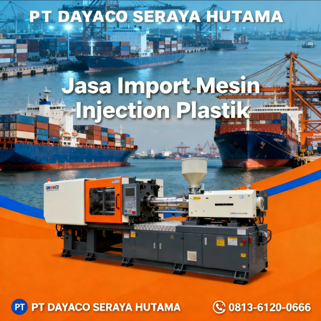 Jasa Import Mesin Injection Plastik dari China Cepat & Legal