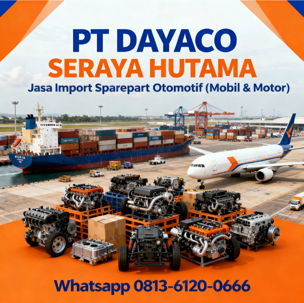 Jasa Import Sparepart Otomotif (Mobil & Motor)
