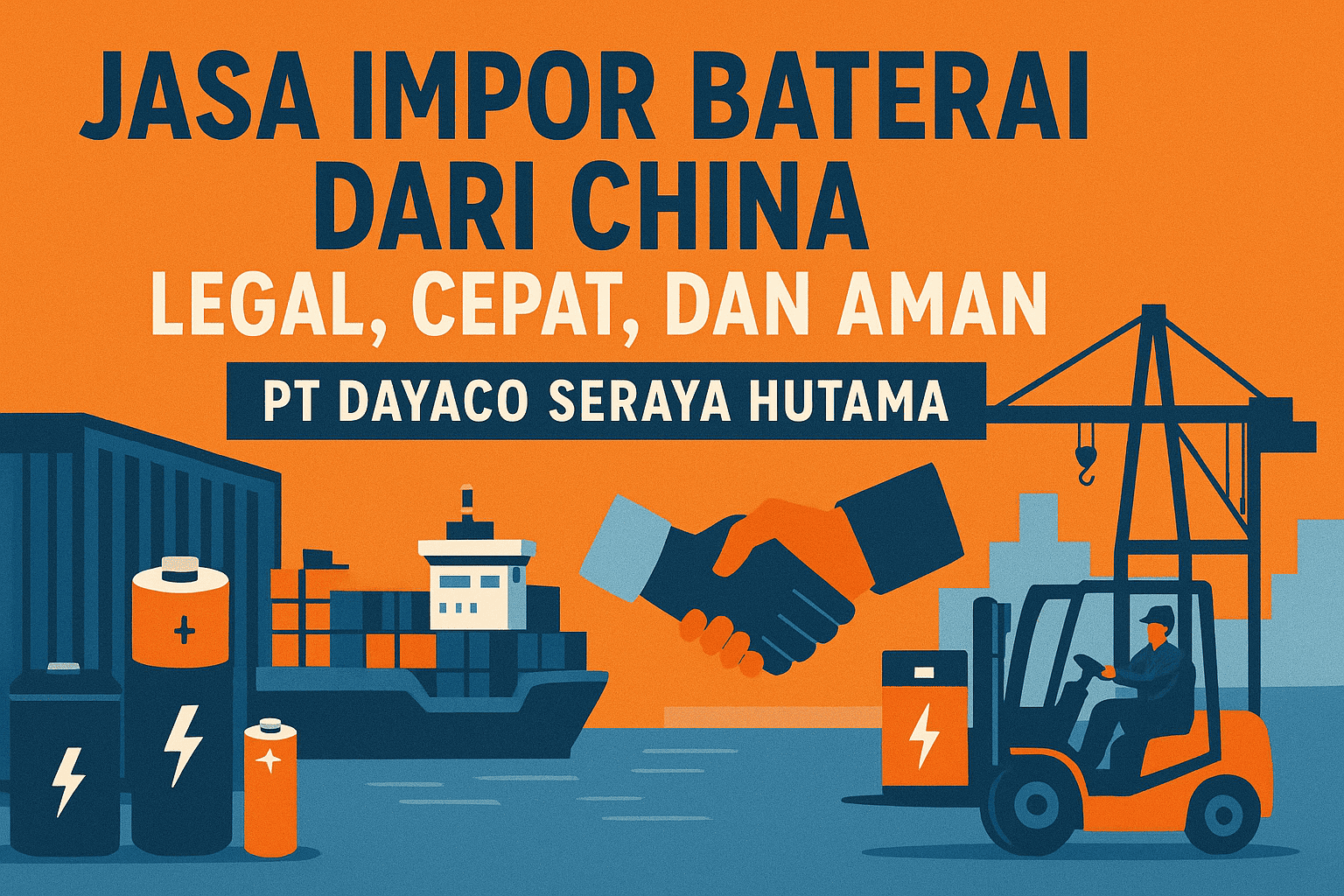 jasa impor baterai china, jasa import baterai lithium, jasa import baterai isi ulang, jasa import door to door china, undername import baterai, biaya impor baterai dari china, PT Dayaco Seraya Hutama, 081361200666